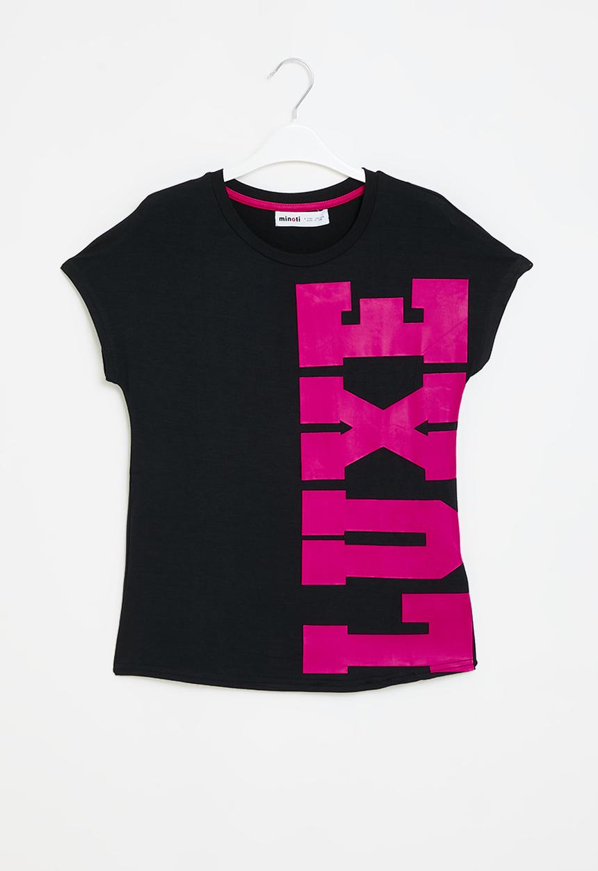 MINOTI - Graphic T-shirt - black