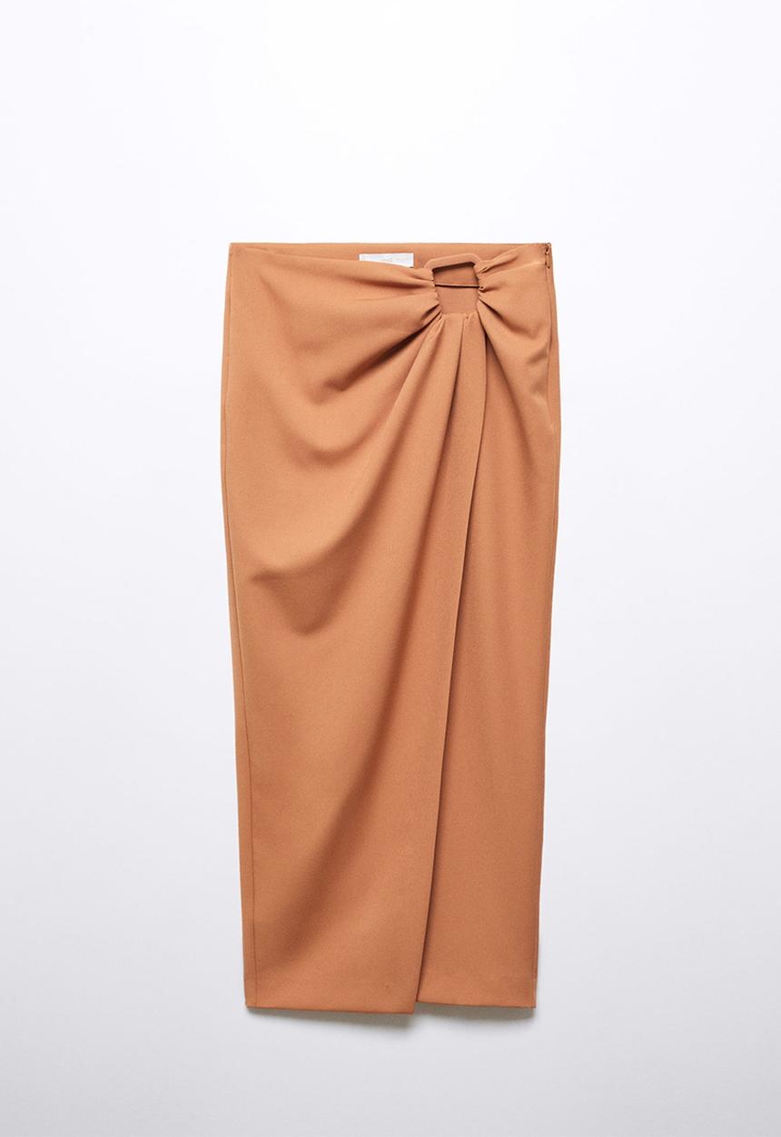 MANGO - Skirt famara - neutral 