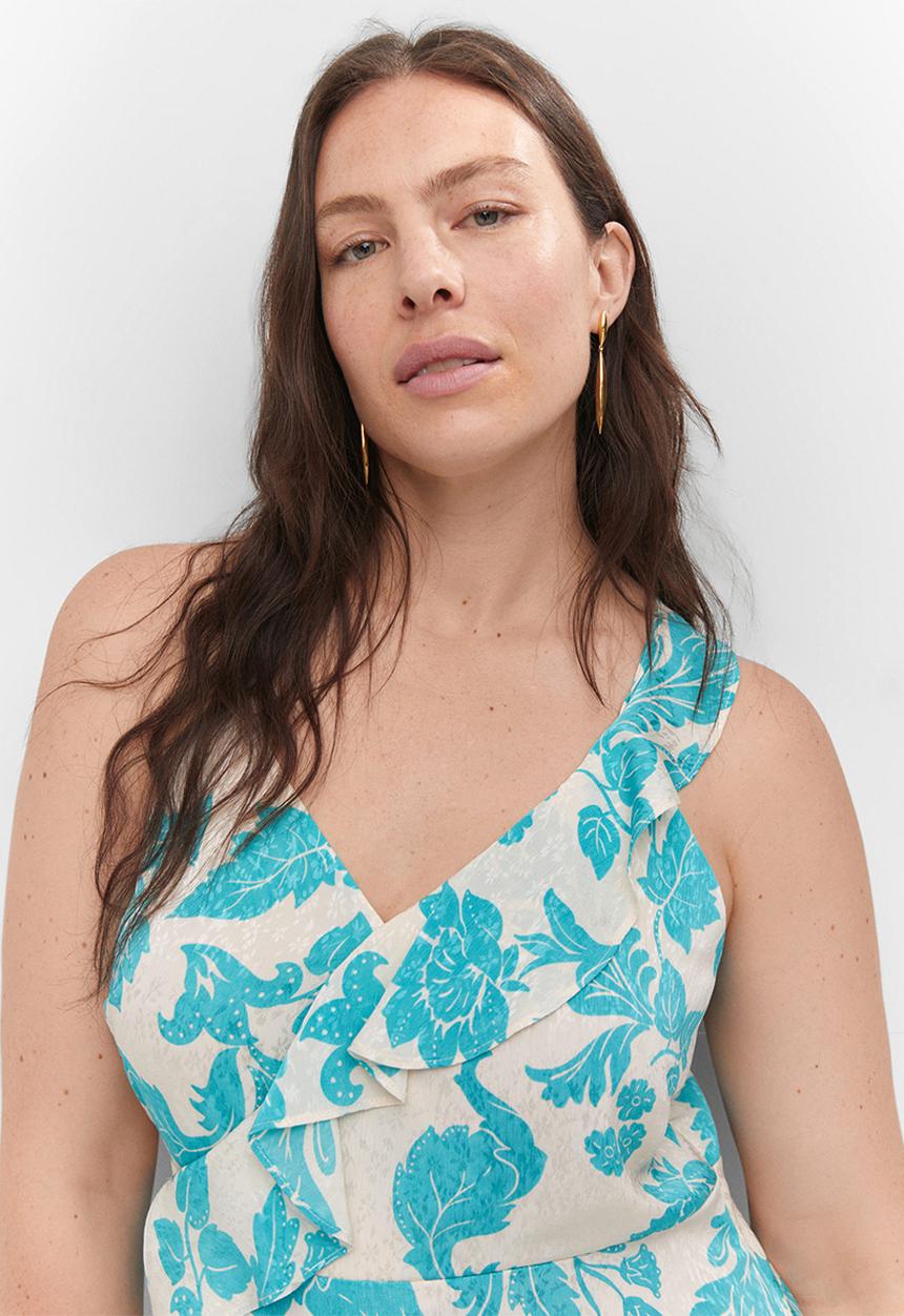 MANGO - Plus dress jacky - light beige