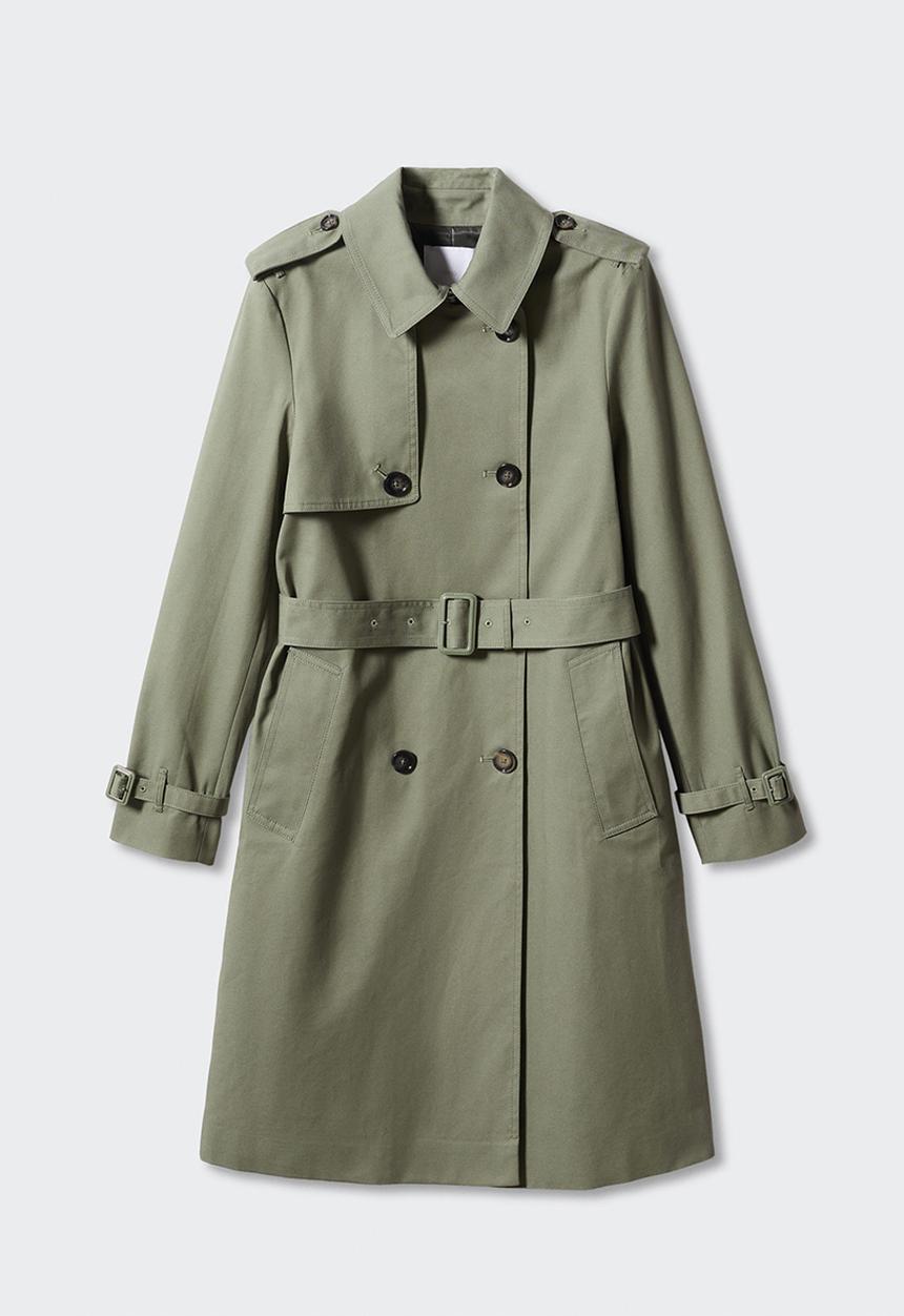 MANGO - Plus trench coat polana - khaki