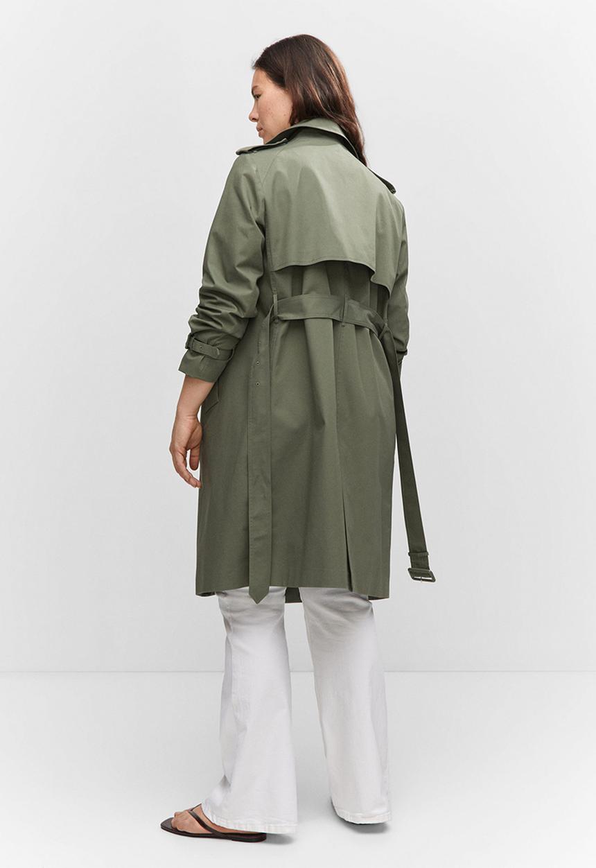 MANGO - Plus trench coat polana - khaki