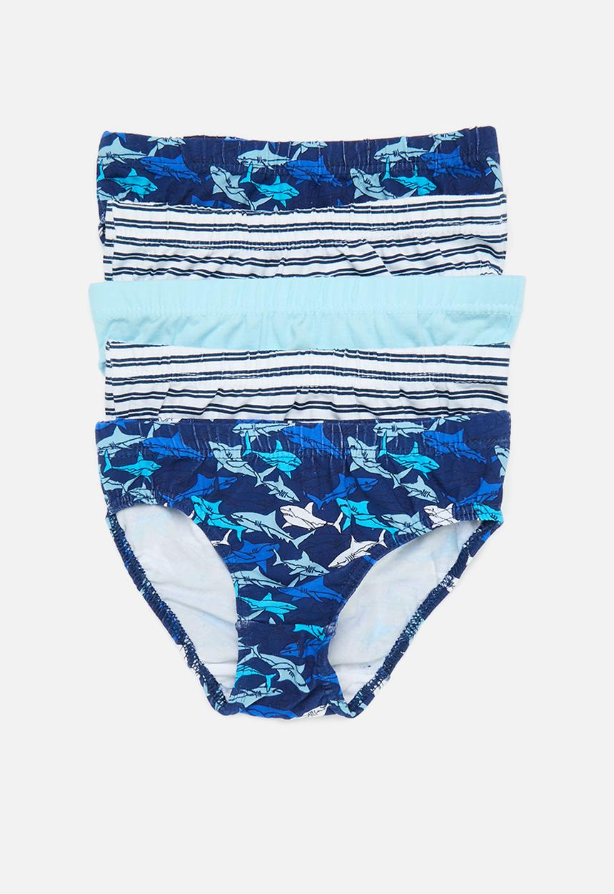MINOTI - boys striped 5pk underpants - multi