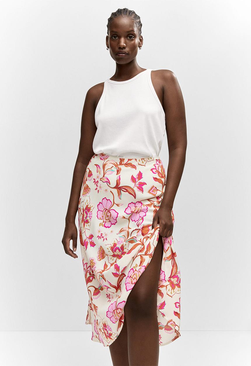 MANGO - Plus skirt bombay - light beige