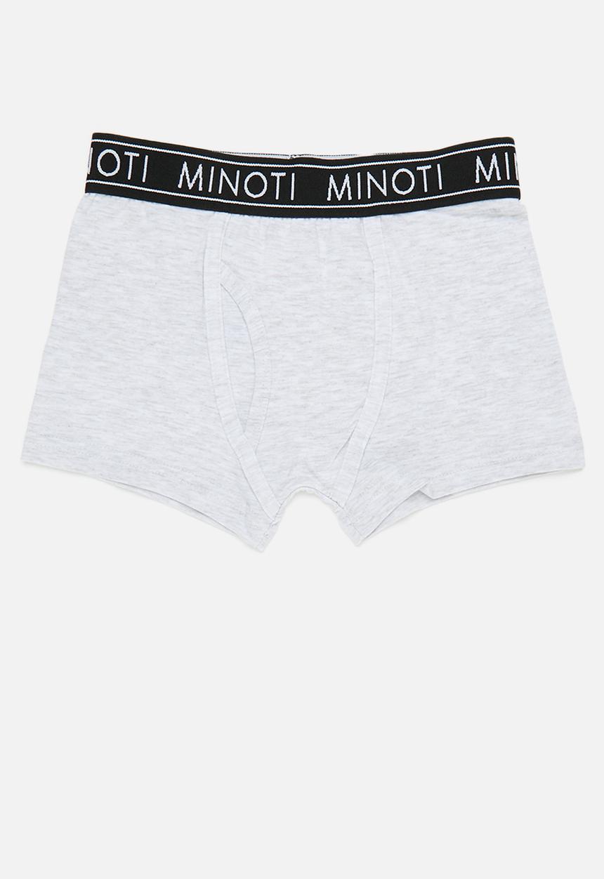 MINOTI - Boys grey camo 3pk boxers - multi