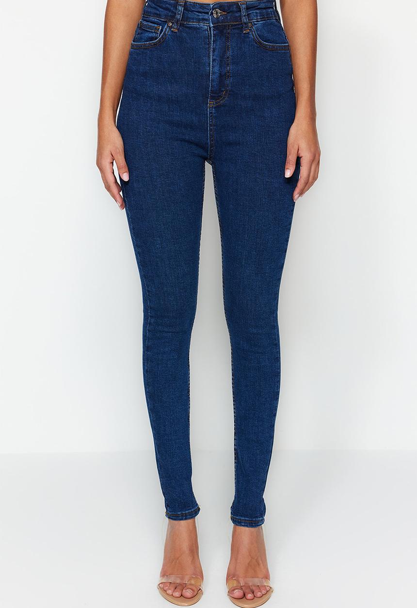 Trendyol - High rise skinny jeans - blue
