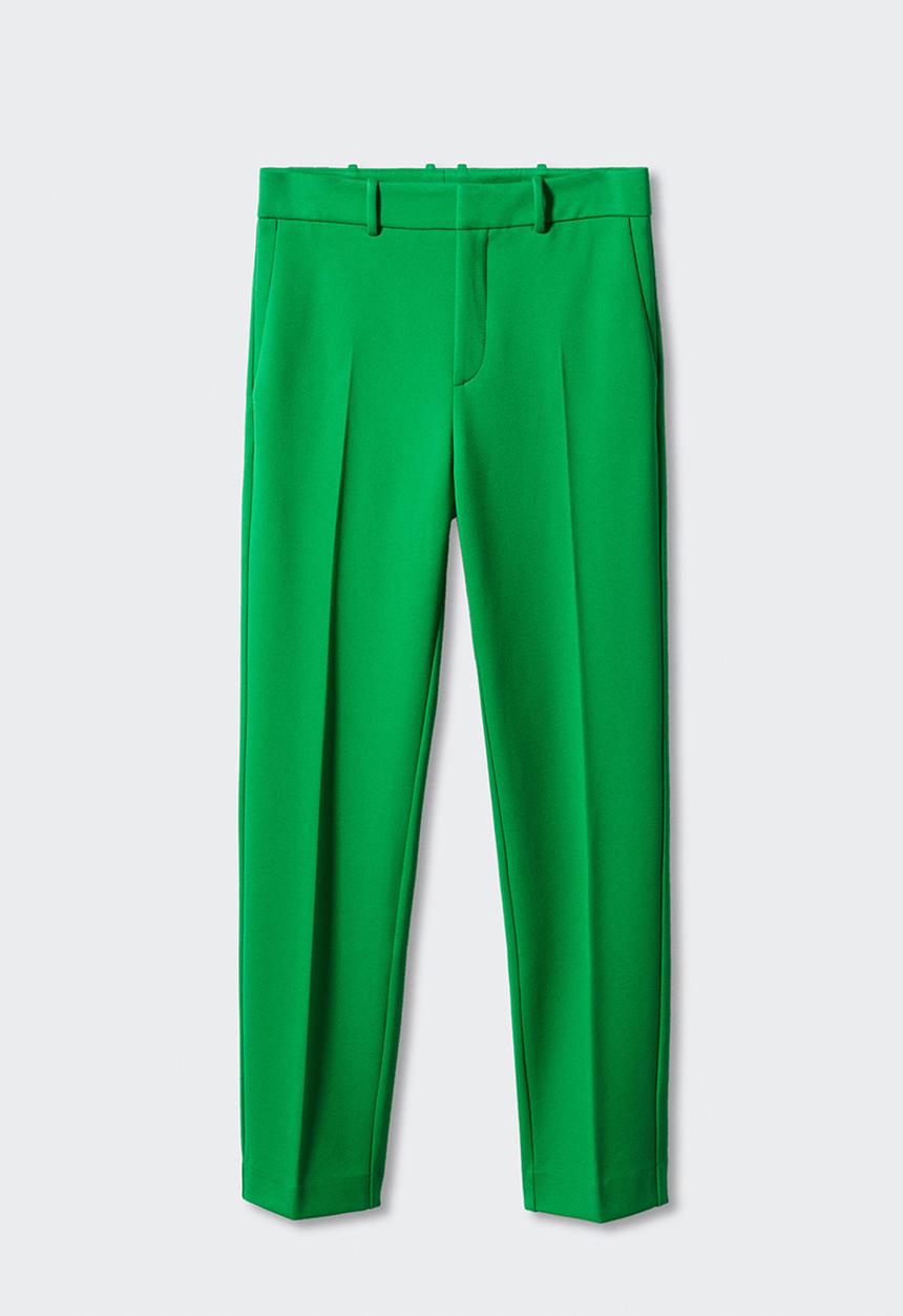 MANGO - Plus trousers paloma - green