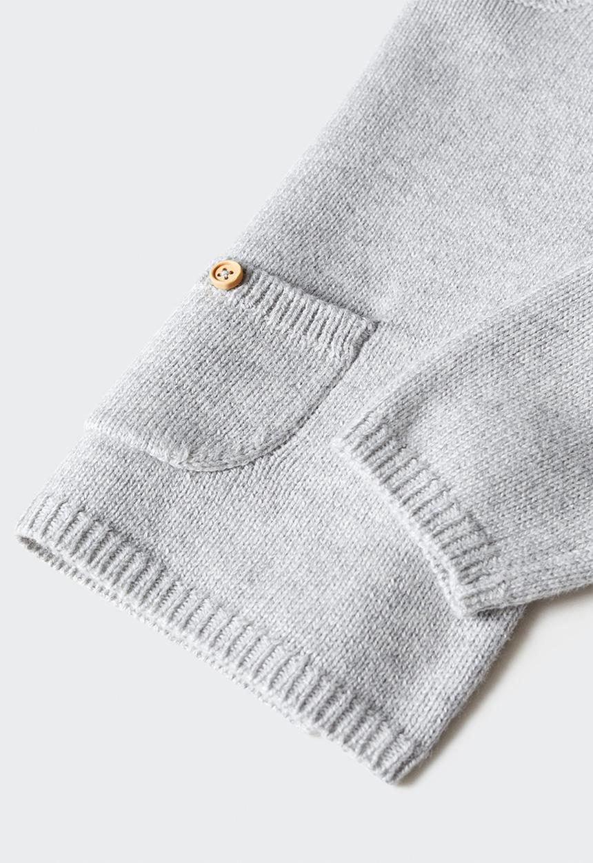 MANGO - Sweater may - light grey denim