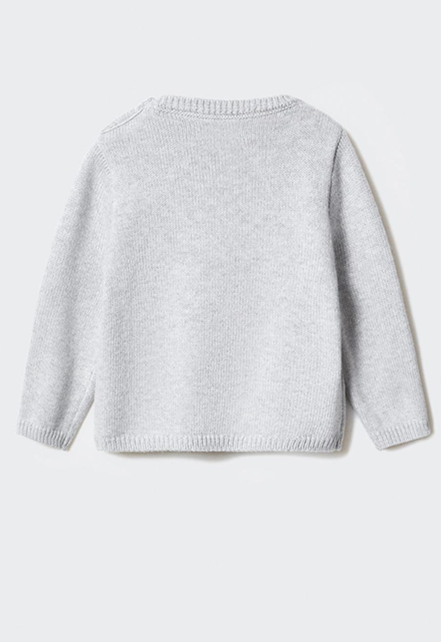 MANGO - Sweater may - light grey denim