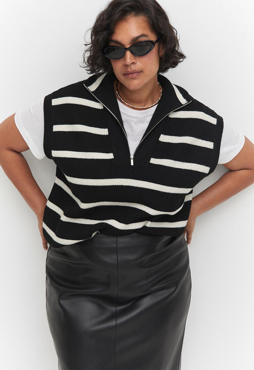 MANGO - Plus skirt pencil - black