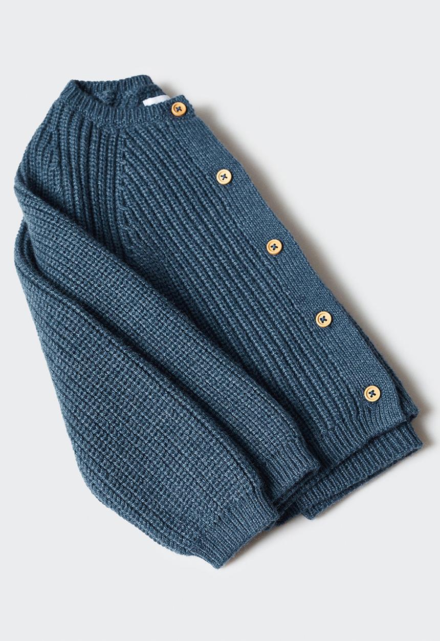 MANGO - Cardigan rachel - dark blue