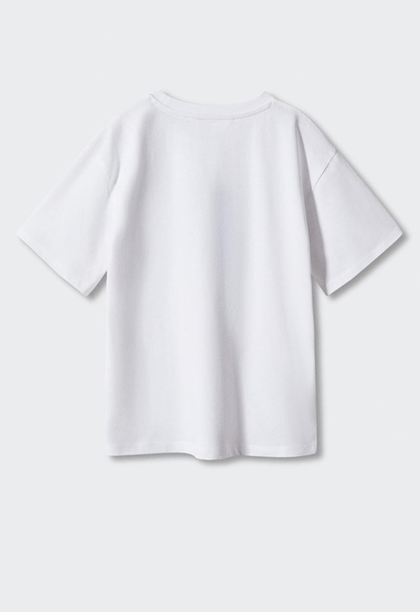 MANGO - T-shirt wheels - off white