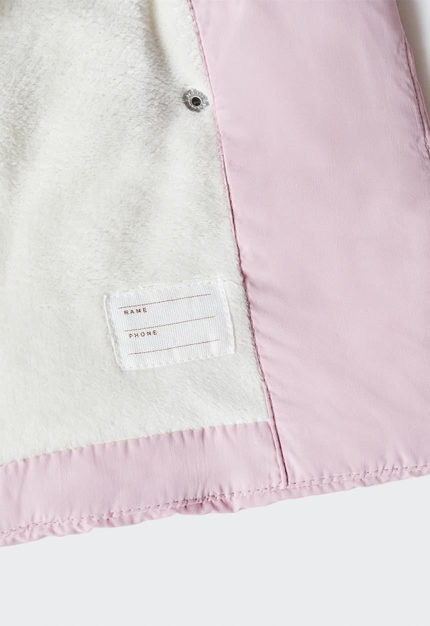 MANGO - Anorak copo5 - light pink