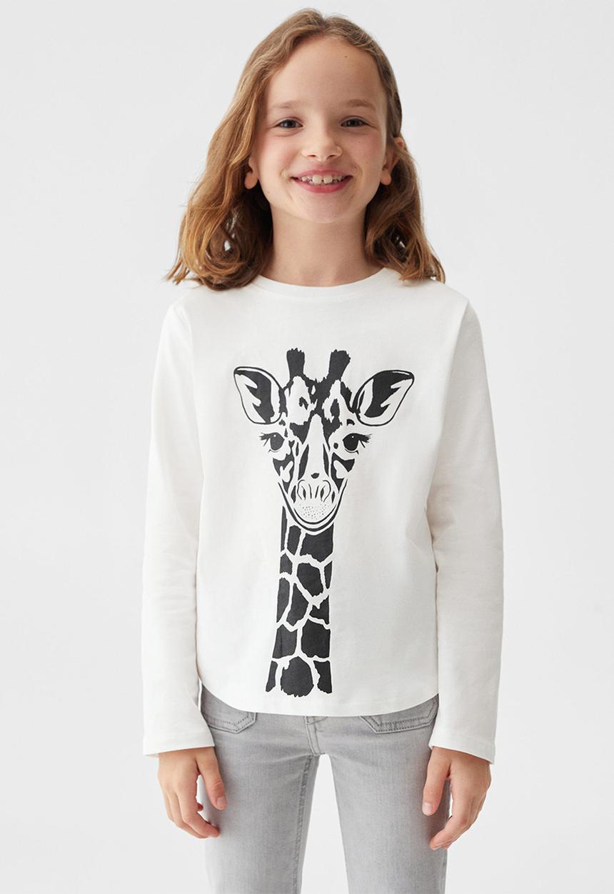 MANGO - T-shirt sheldon - off white