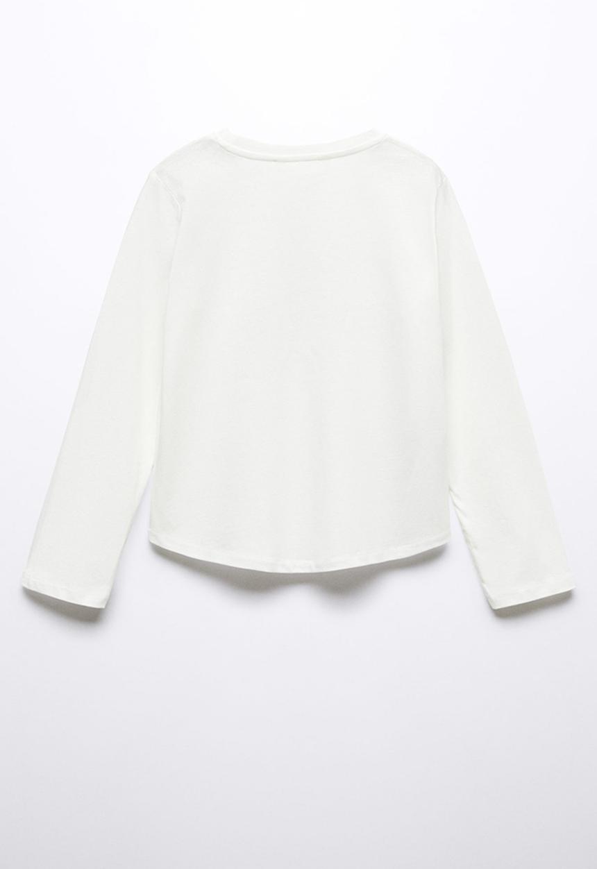 MANGO - T-shirt sheldon - off white