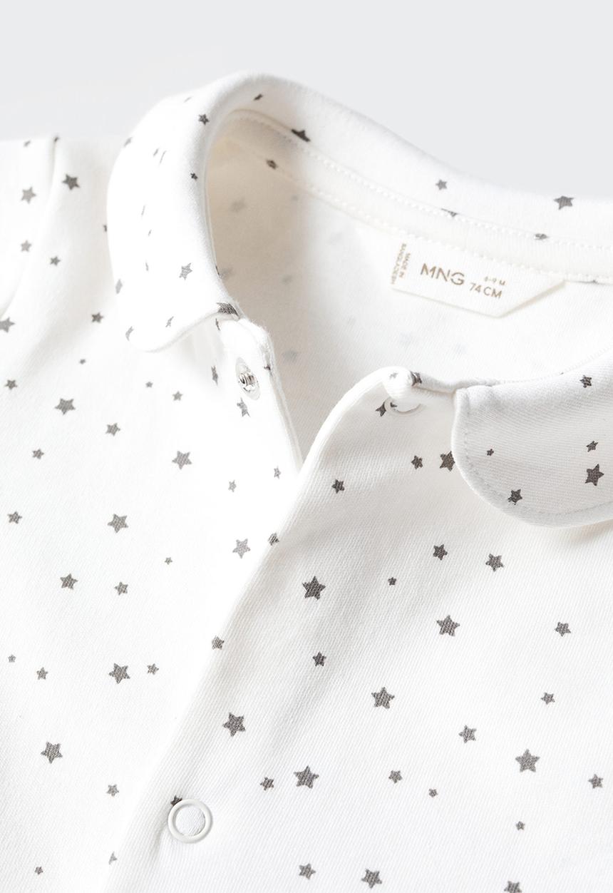 MANGO - Pyjamas star - offwhite