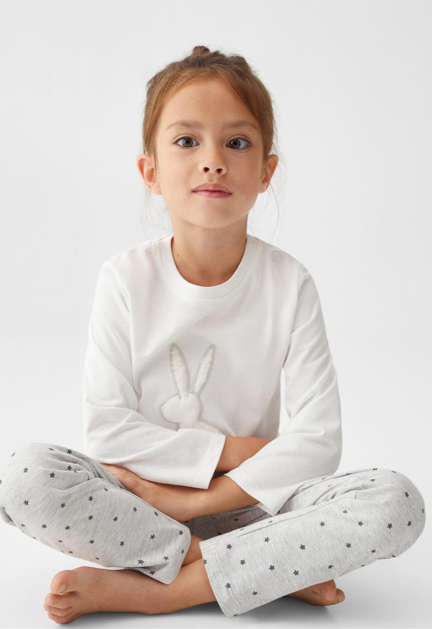 MANGO - Pyjamas conejo - offwhite