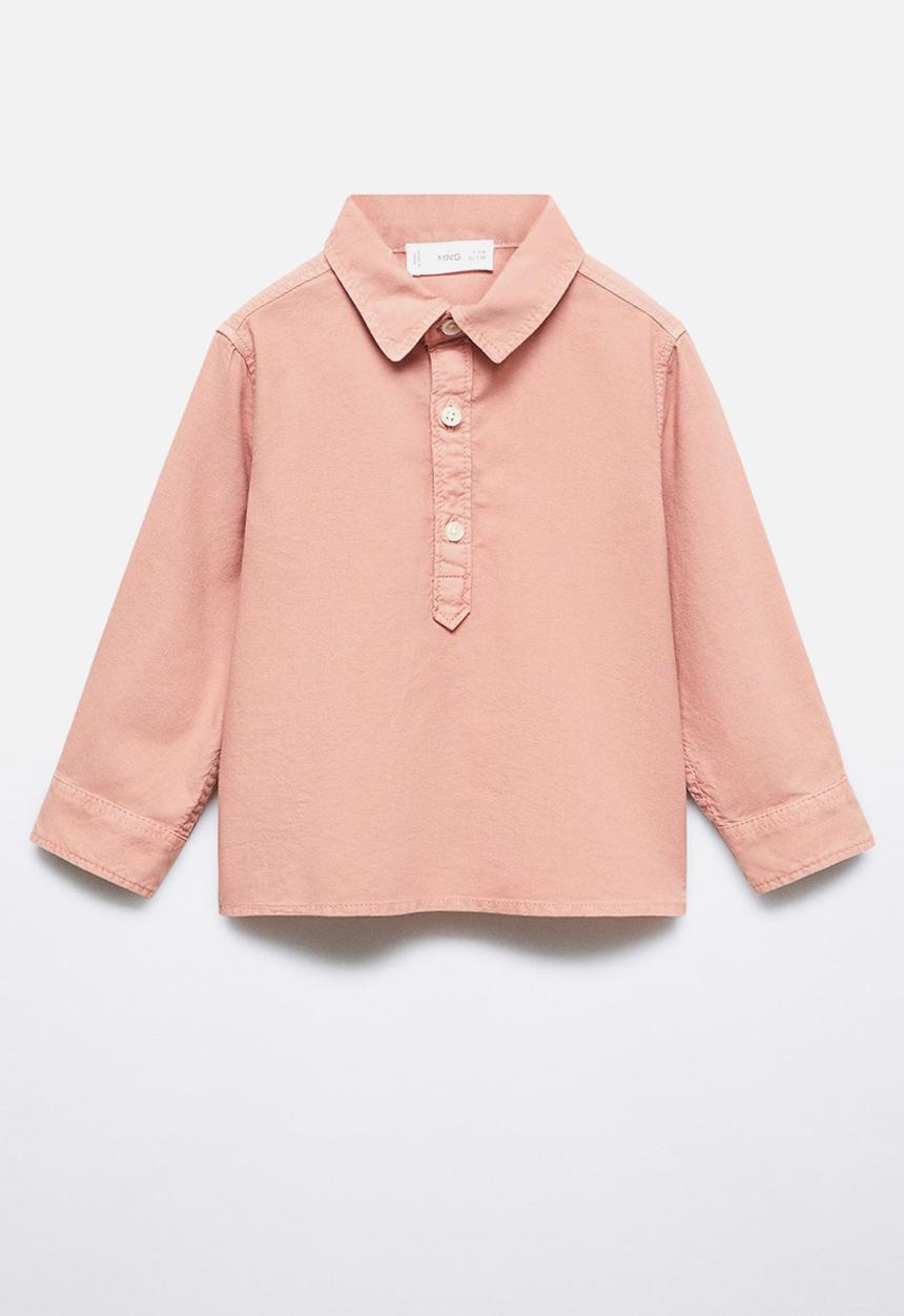 MANGO - Shirt polb - pink
