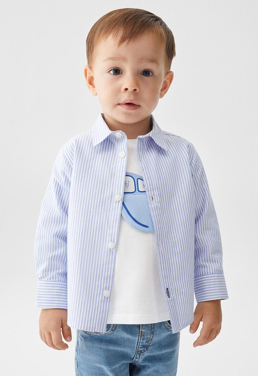 MANGO - Shirt oxfordbr - blue