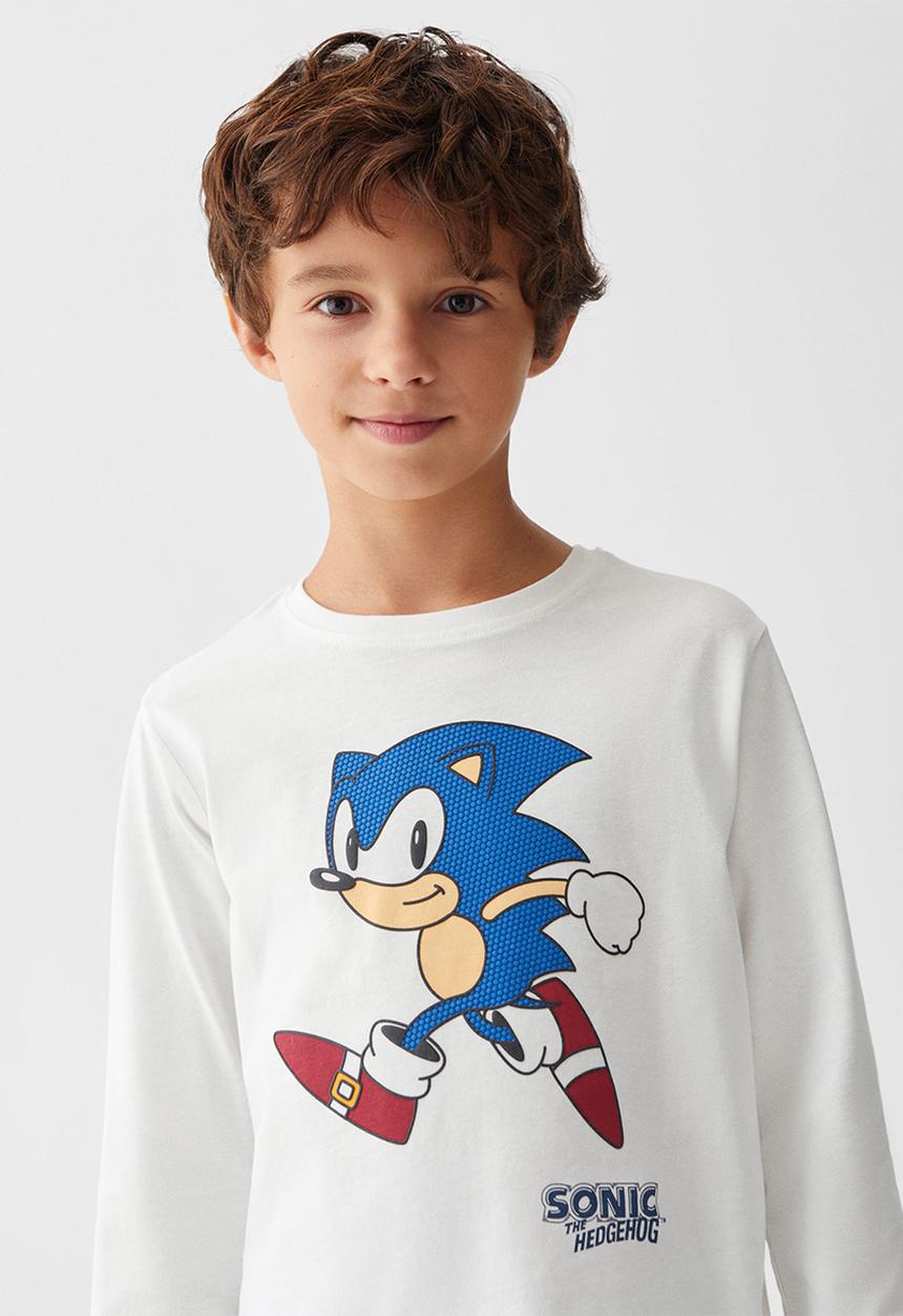 MANGO - Pijama pack sonic - offwhite