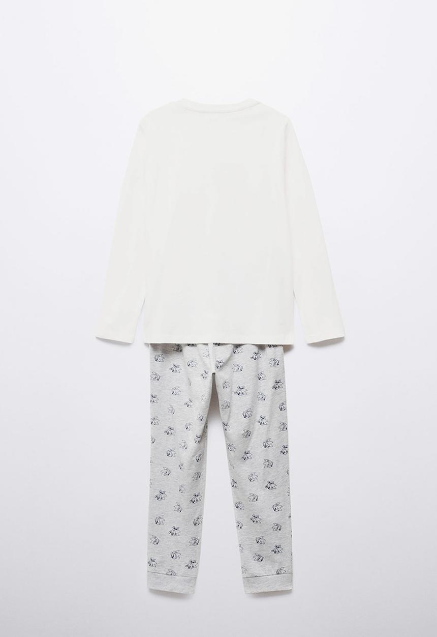 MANGO - Pijama pack sonic - offwhite