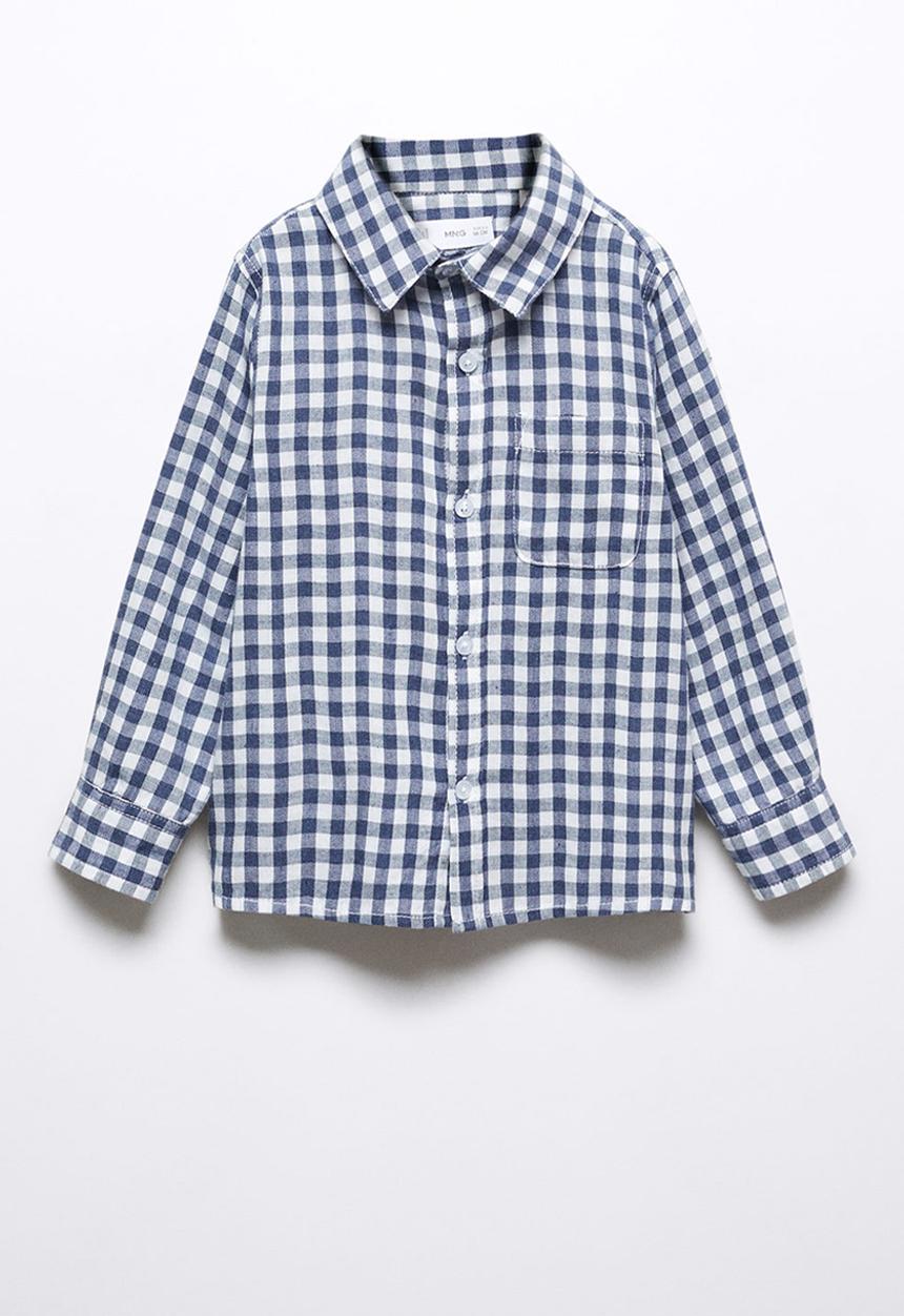 MANGO - Shirt theo - whitish-blue