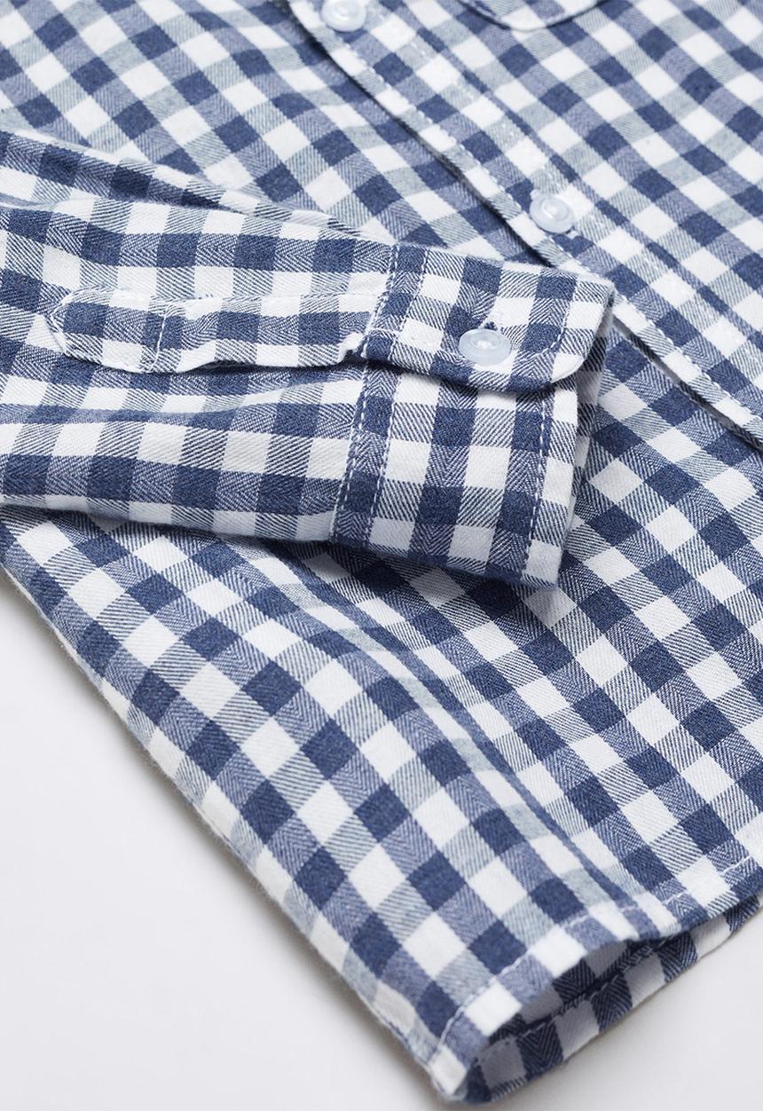 MANGO - Shirt theo - whitish-blue
