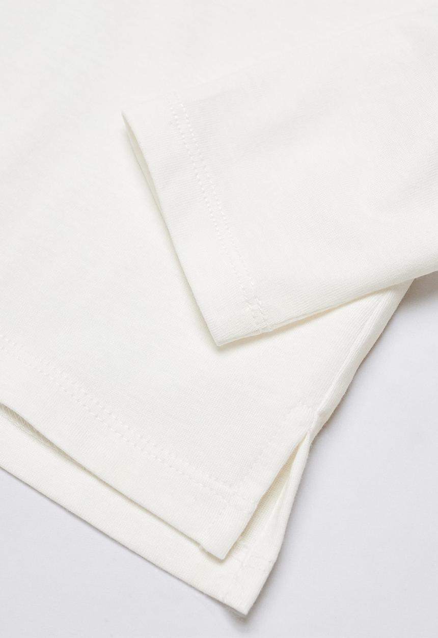 MANGO - T-shirt wild - off white