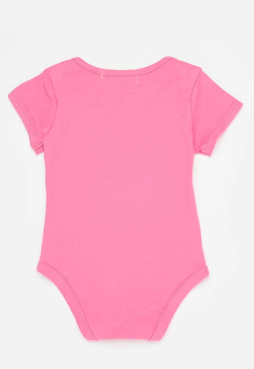 MINOTI - 2 Pack bodysuit - pink  & white 