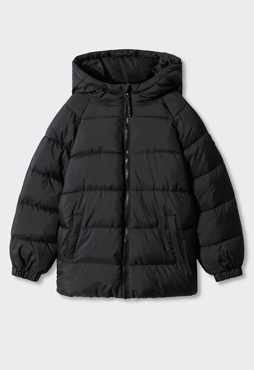 MANGO - Anorak america5 - black