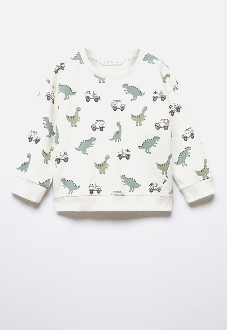 MANGO - Sweatshirt motor - off white