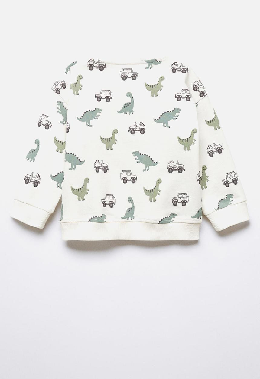 MANGO - Sweatshirt motor - off white
