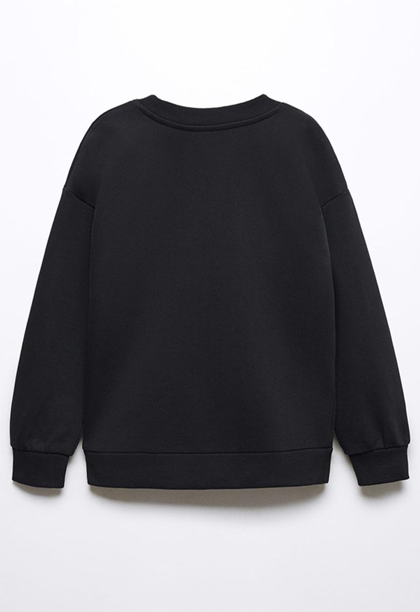 MANGO - Sweatshirt paris - black