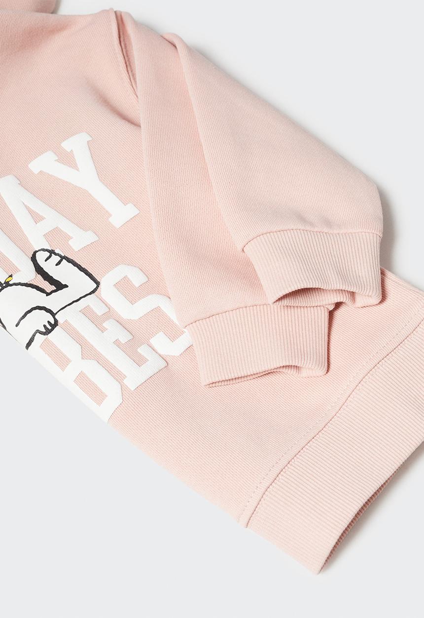 MANGO - Sweatshirt vibesb - pink