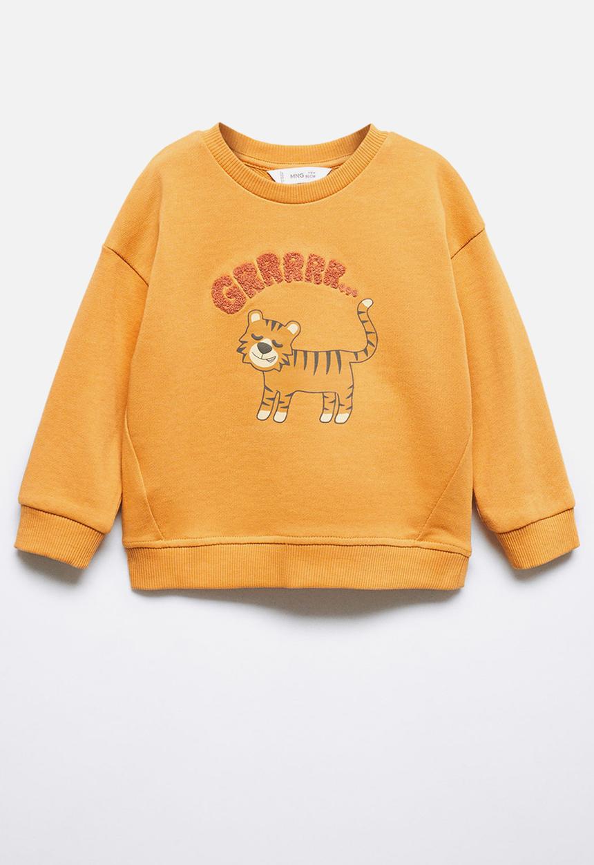 MANGO - Sweatshirt roar - mustard