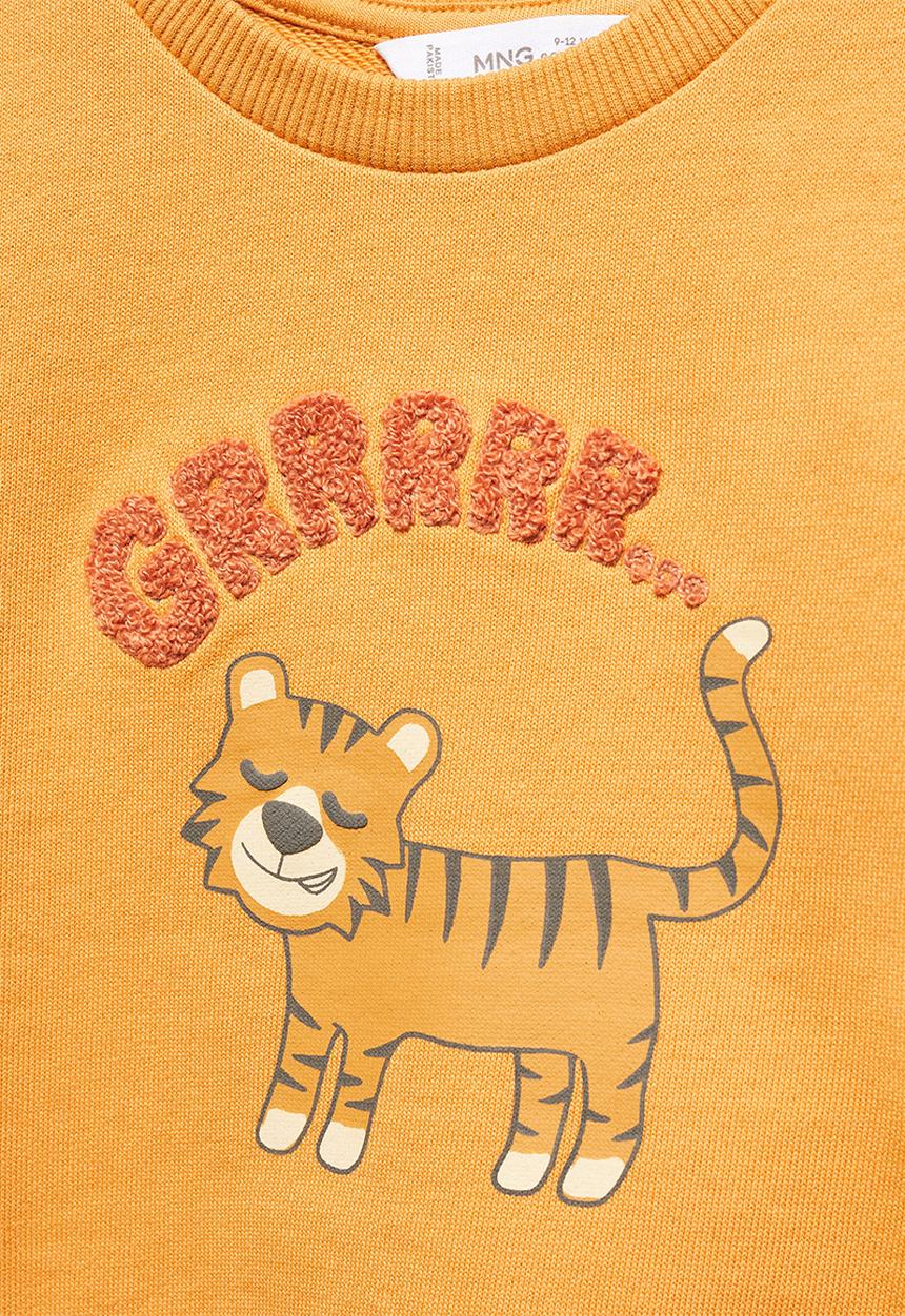 MANGO - Sweatshirt roar - mustard