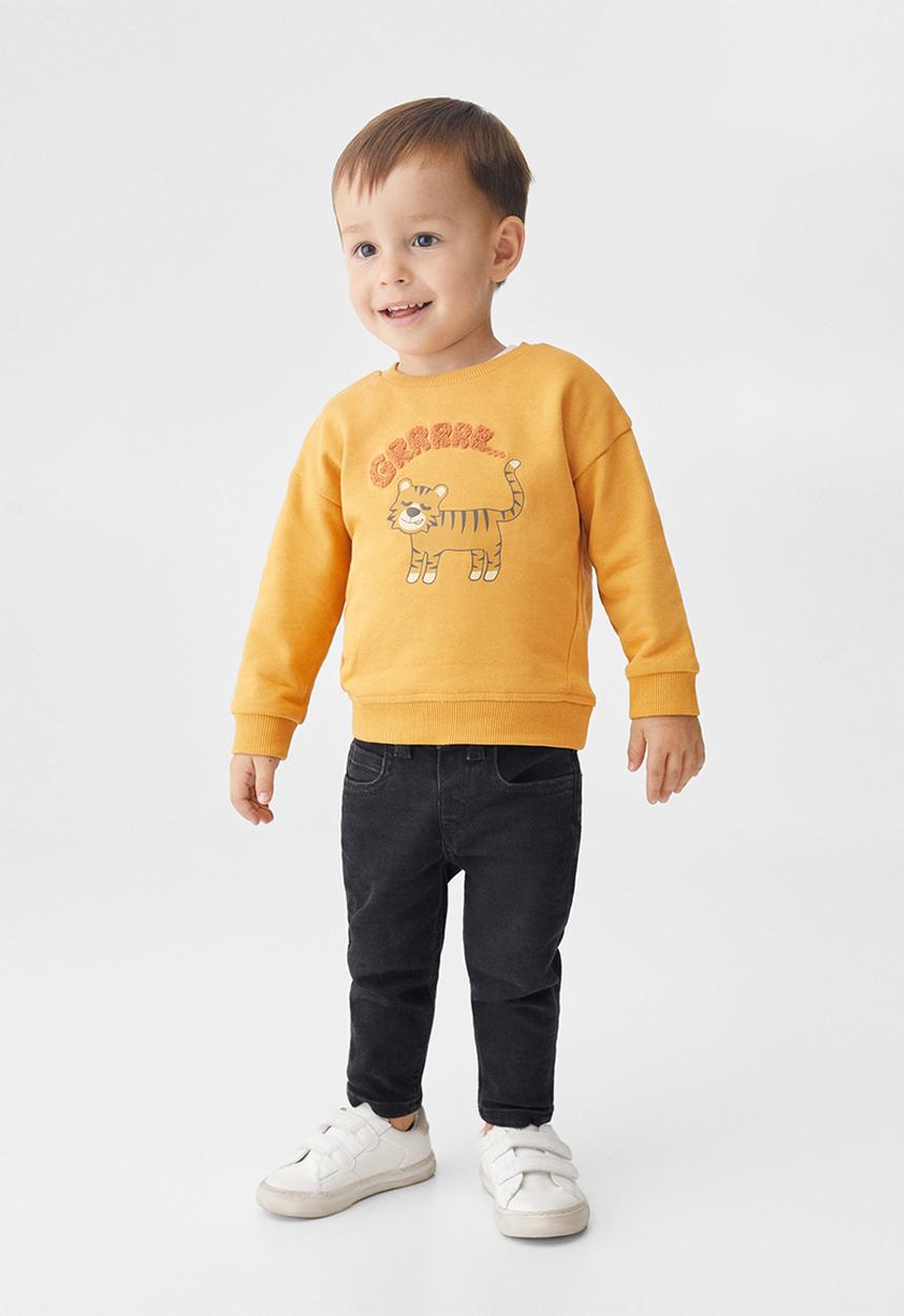 MANGO - Sweatshirt roar - mustard