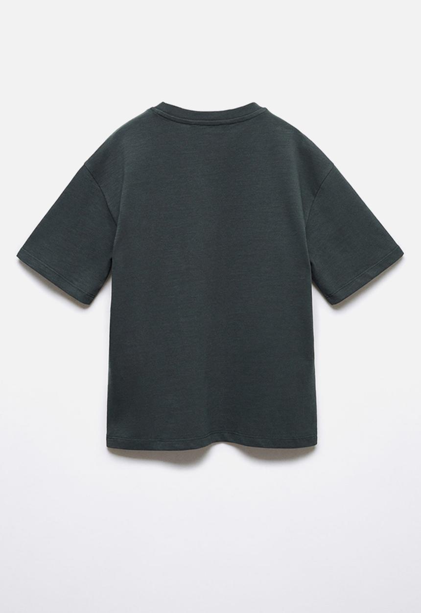 MANGO - T-shirt drive - charcoal