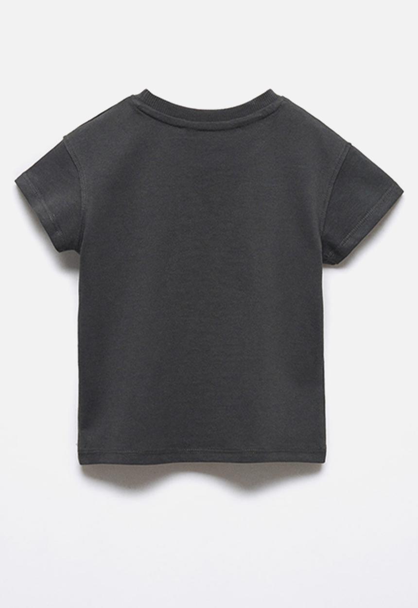 MANGO - T-shirt oso - charcoal