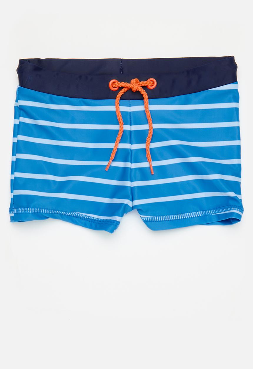 MINOTI - Stripe swim trunk - blue 