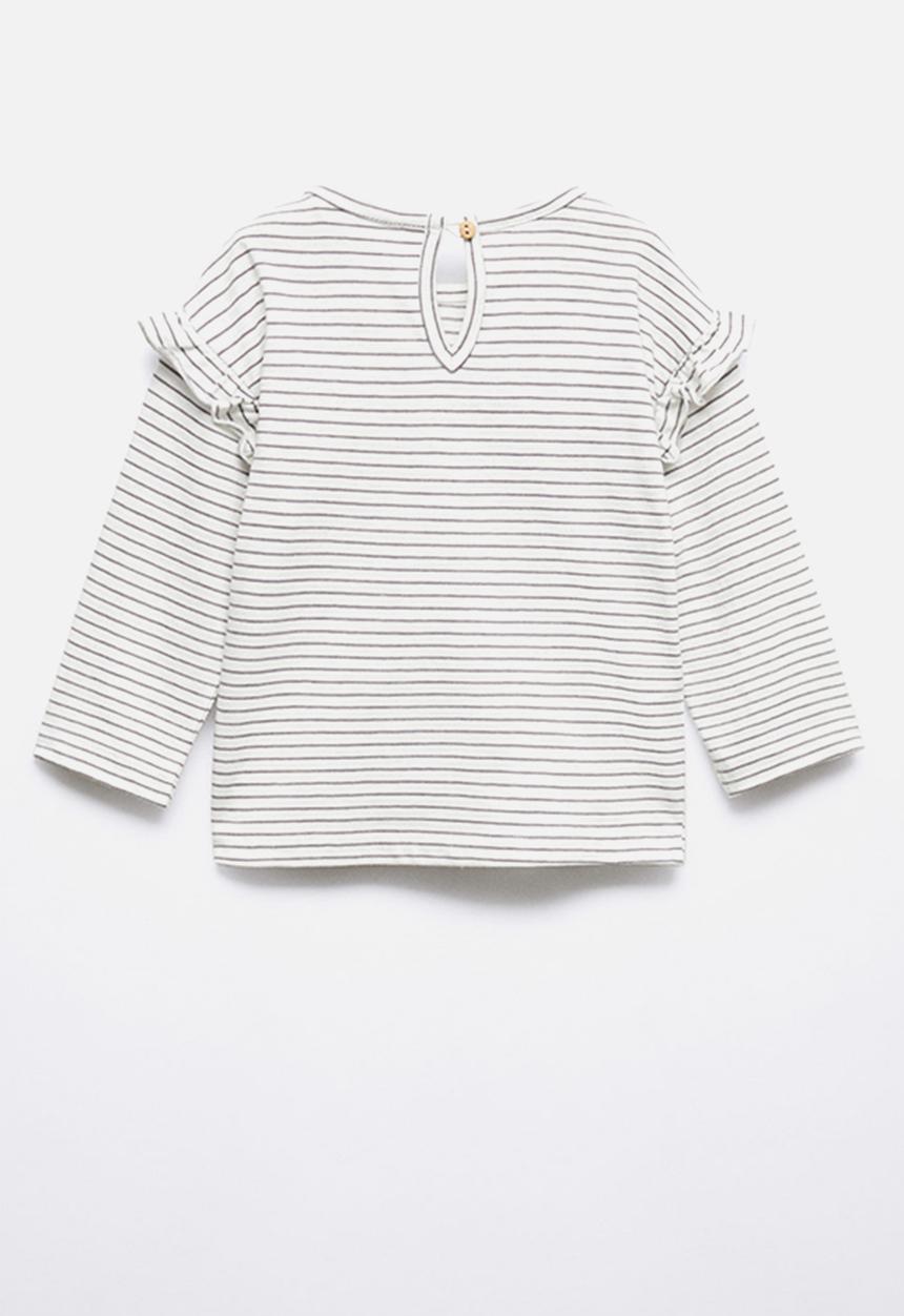 MANGO - T-shirt garbi - charcoal