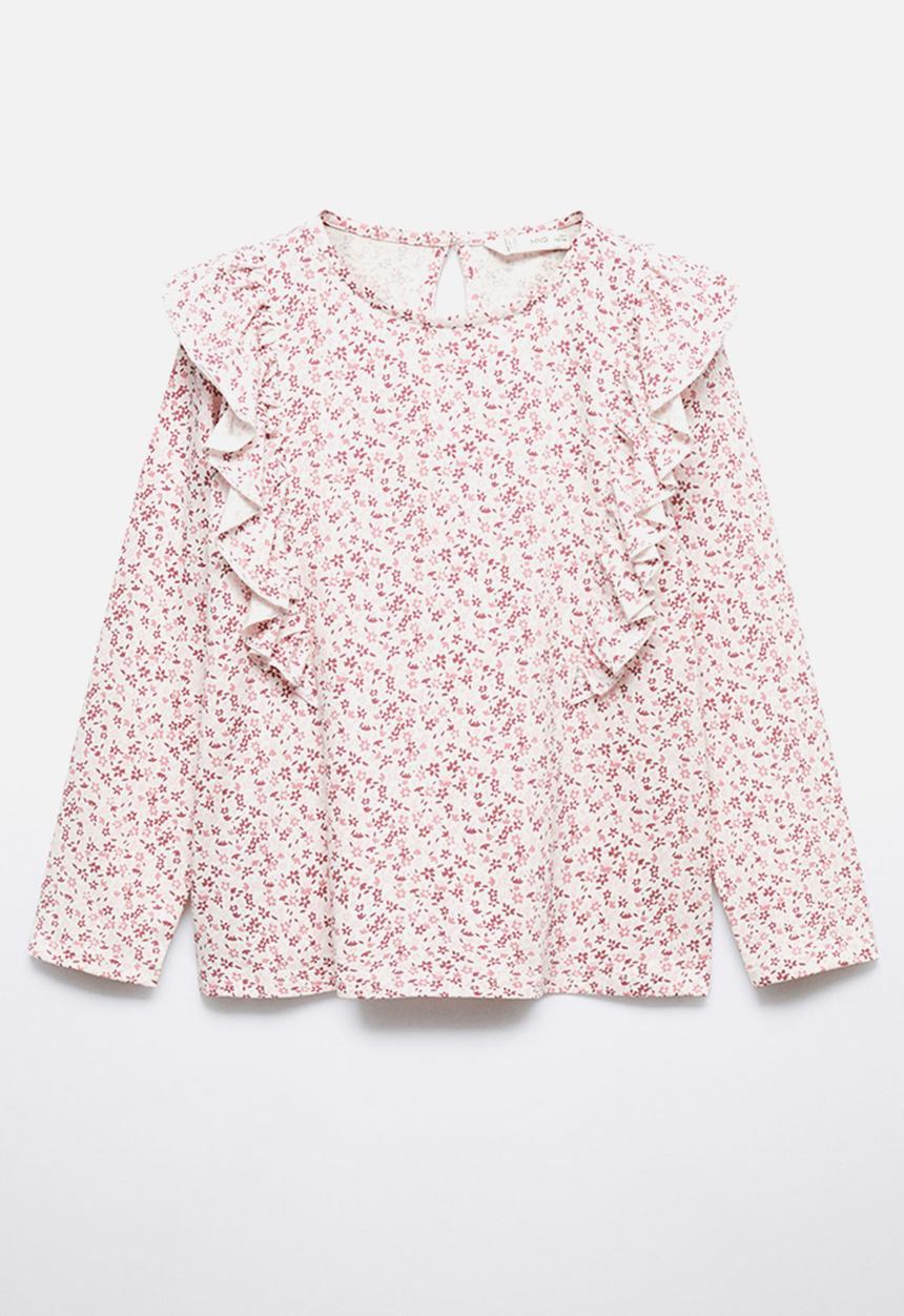 MANGO - T-shirt linda - ligth pink