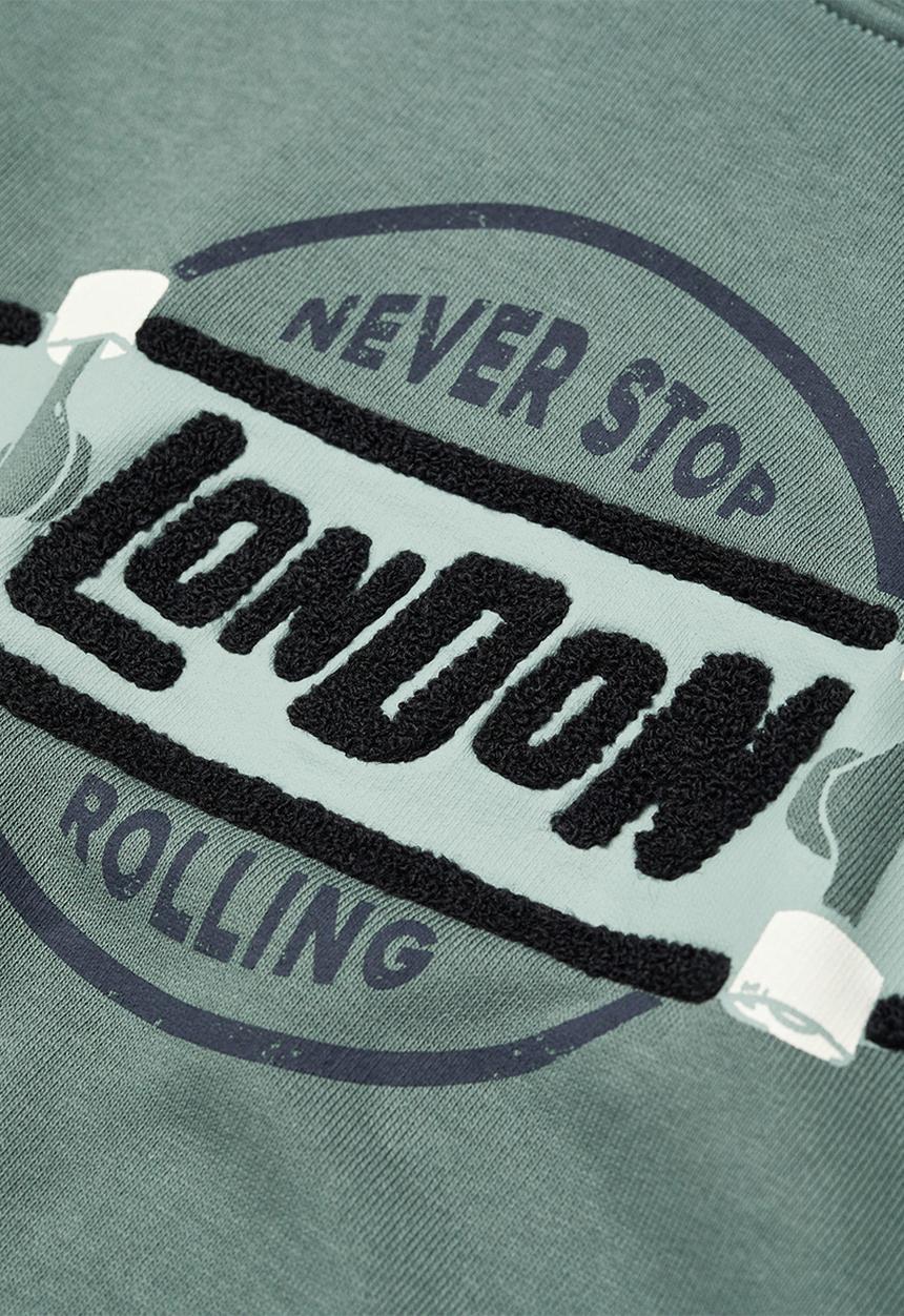 MANGO - Sweatshirt london - dark green