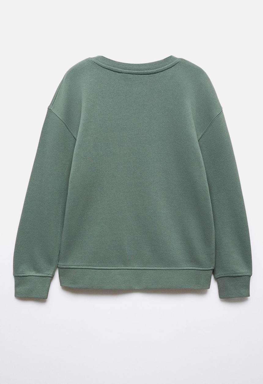 MANGO - Sweatshirt london - dark green