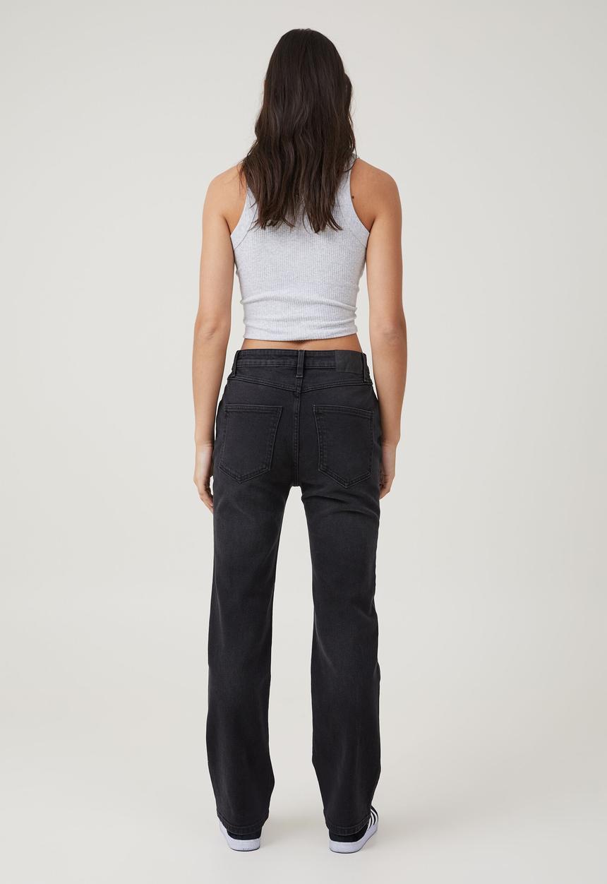 Cotton On - Slim straight jean - black pepper