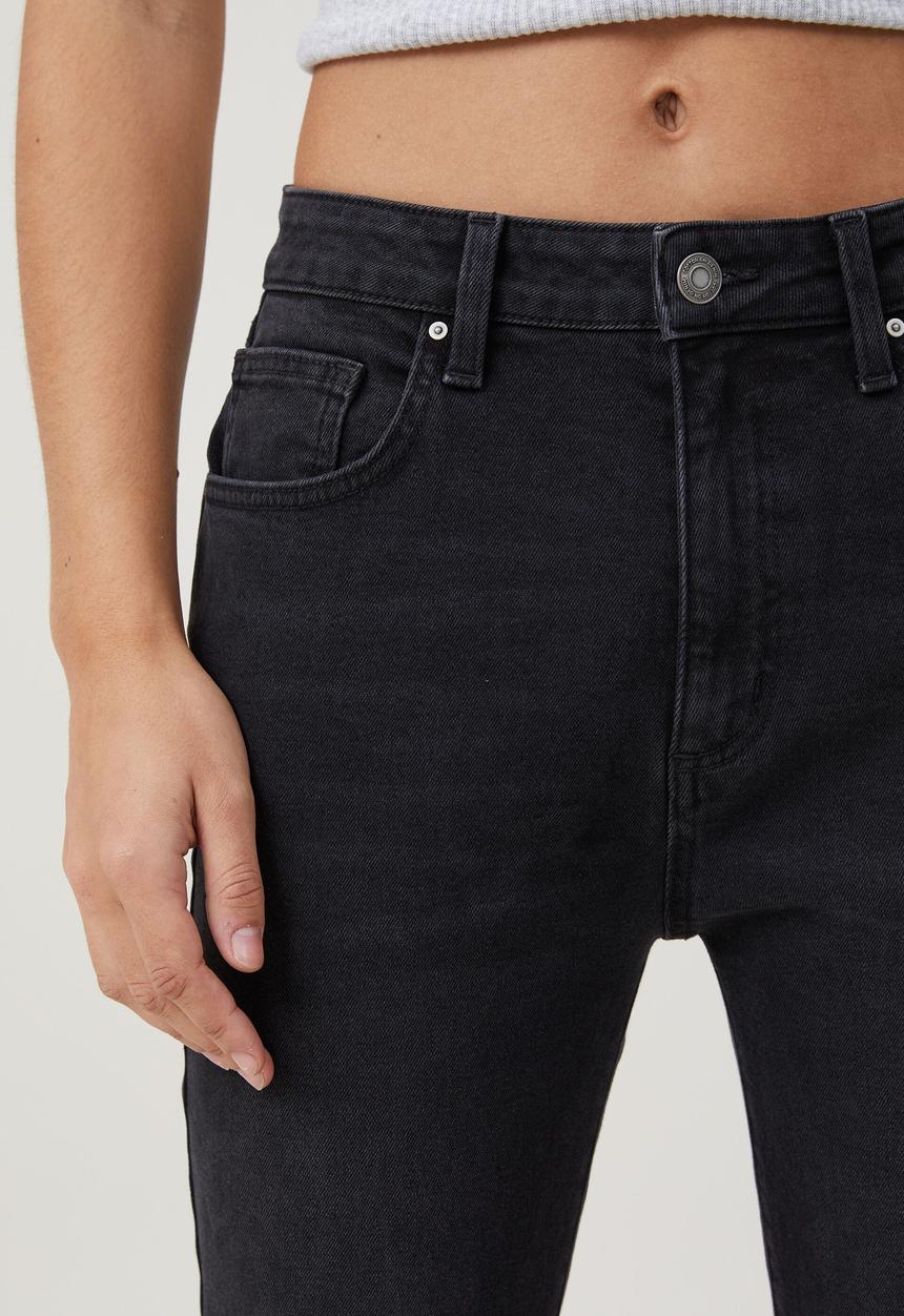 Cotton On - Slim straight jean - black pepper