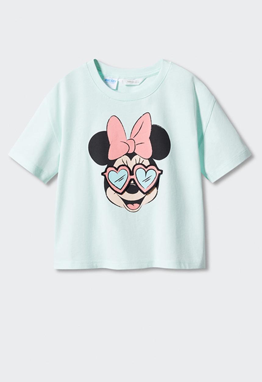 MANGO - T-shirt mgafasb - aqua green