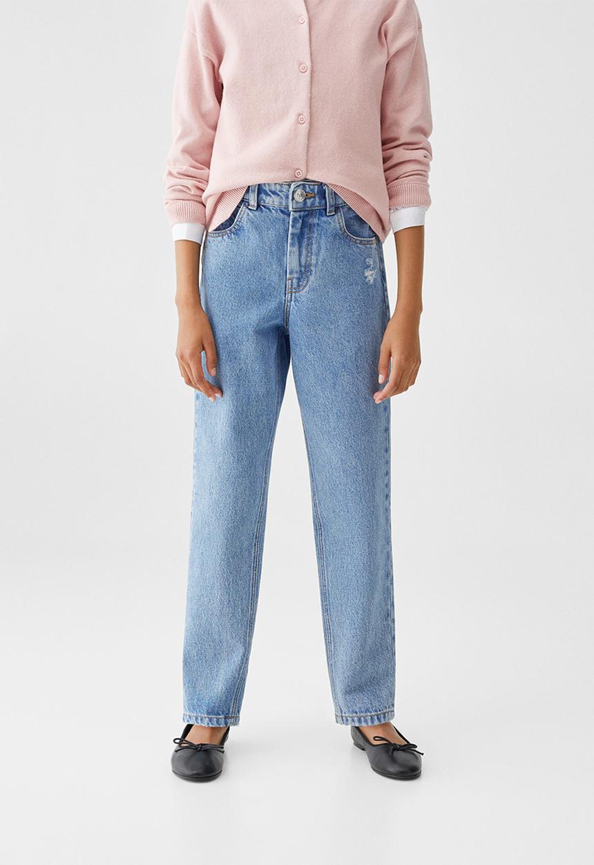 MANGO - Jeans mom - denim