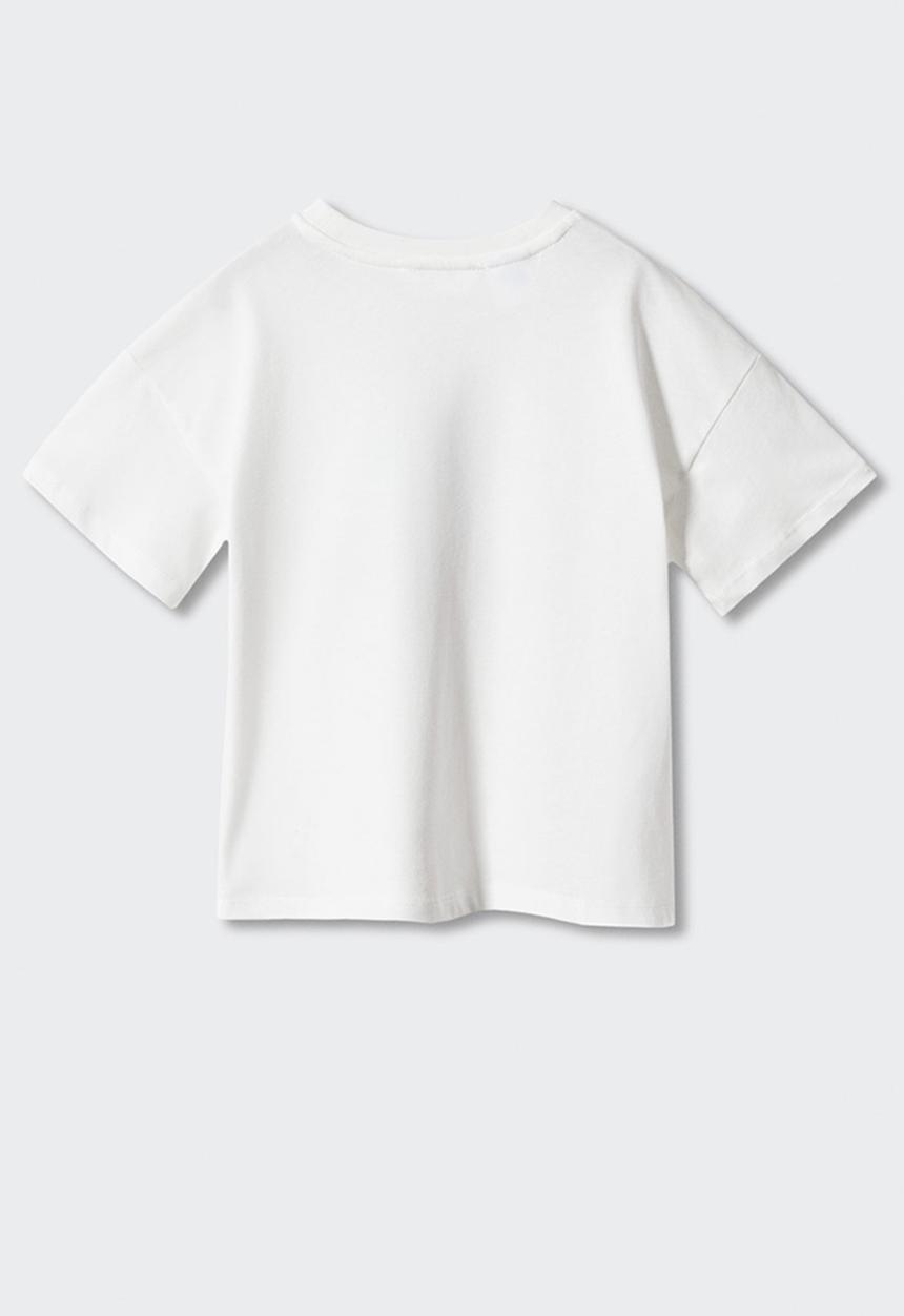 MANGO - T-shirt mbeach - off white
