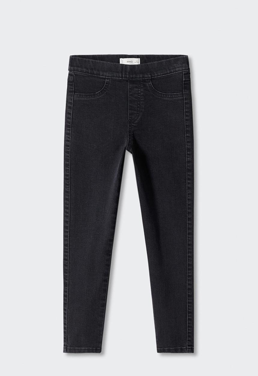 MANGO - Jeans jegging5 - black denim