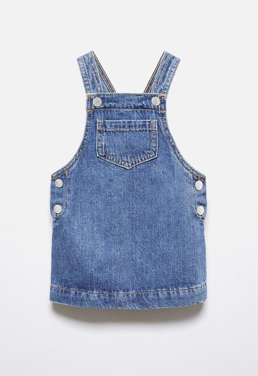 MANGO - Dungaree dress paulab - denim